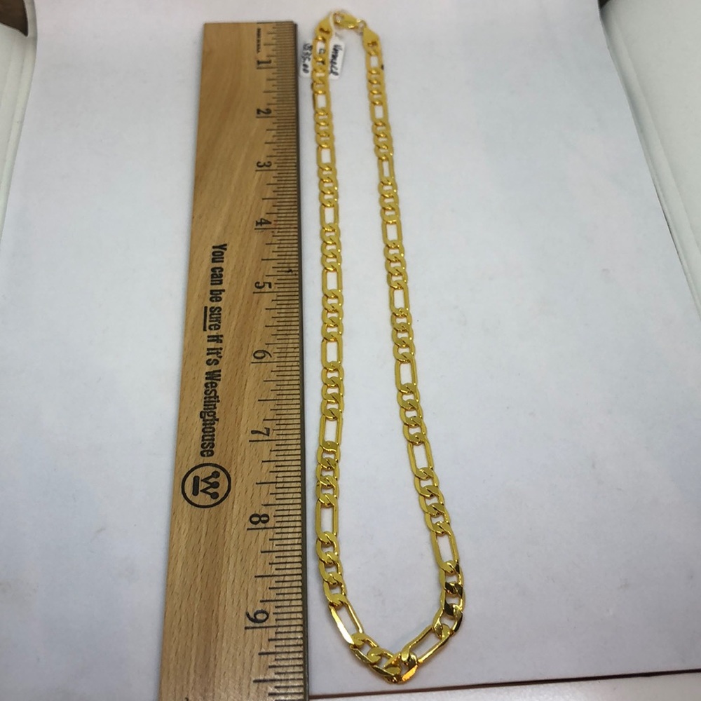 Vermeil Figueroa gold chain -20”
